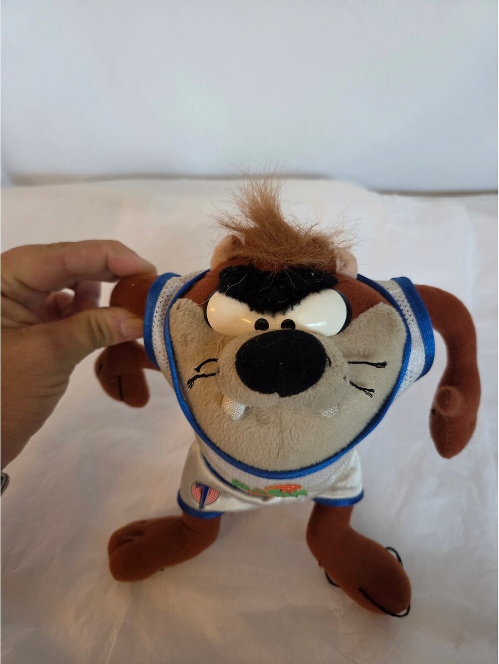 Vintage 1996 Space Jam Taz Plush Tune Squad Tasmanian Devil Warner Bros 90s